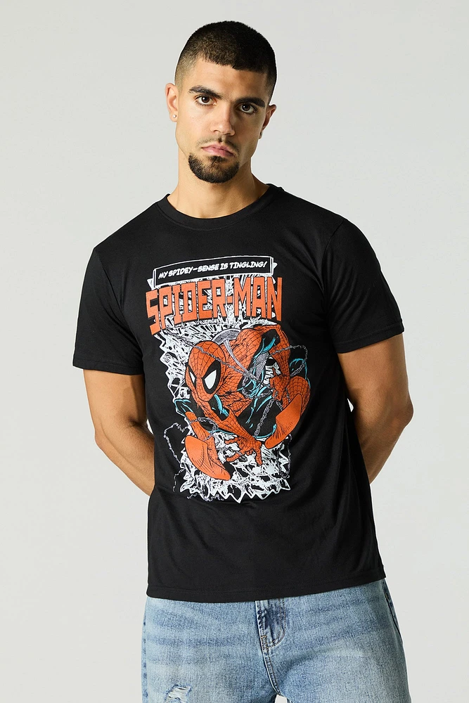 T-shirt à imprimé Spiderman