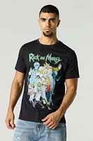 T-shirt à imprimé Rick & Morty