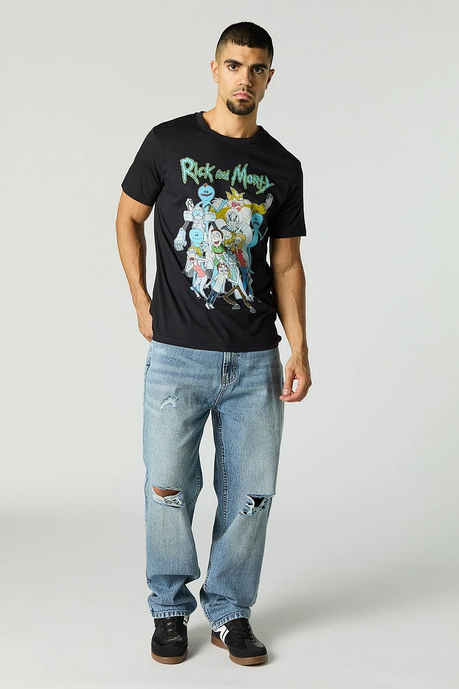 T-shirt à imprimé Rick & Morty