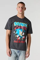 T-shirt à imprimé Sonic the Hedgehog