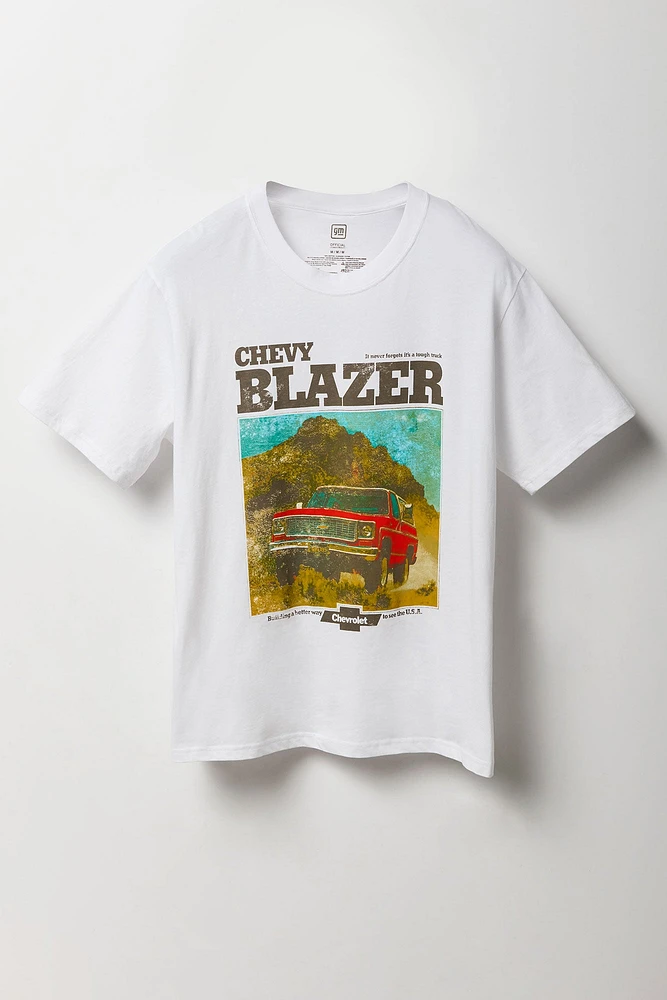 T-shirt à imprimé Chevy Blazer