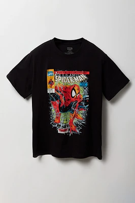 T-shirt à imprimé Spiderman Comic