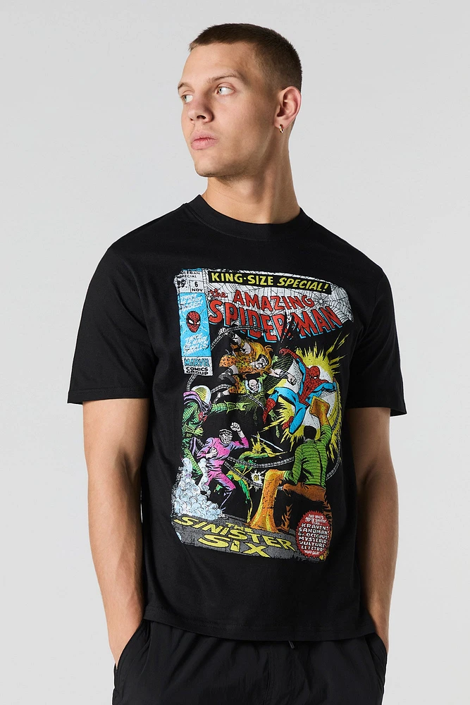Spider-Man Comic Graphic T-Shirt