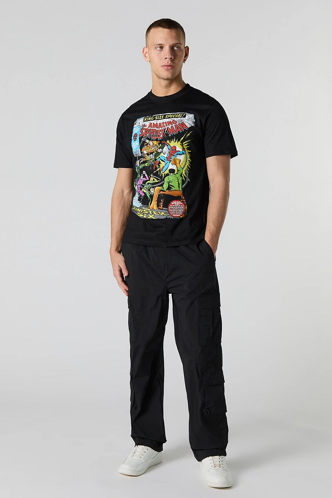 T-shirt à imprimé Spider-Man Comic
