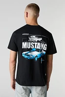 T-shirt à imprimé Ford Mustang