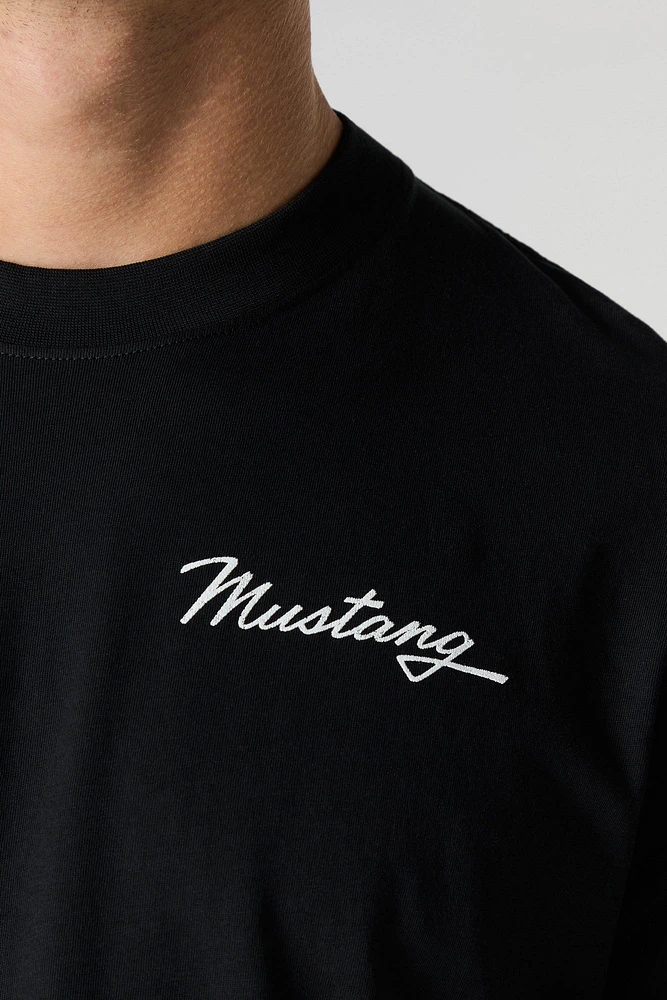 T-shirt à imprimé Ford Mustang