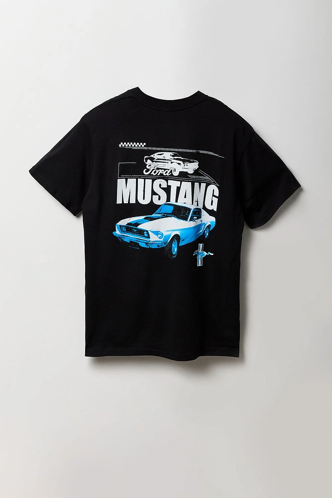 T-shirt à imprimé Ford Mustang