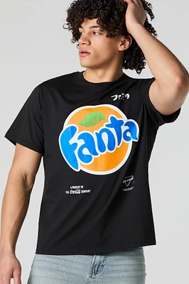 T-shirt à imprimé Orange Fanta