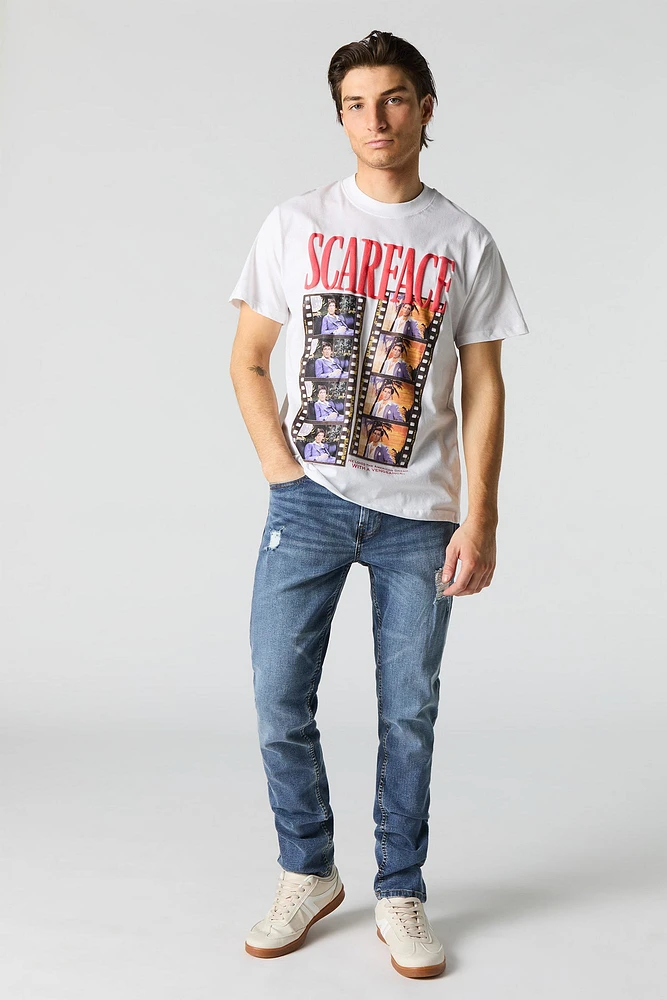 Scarface Puff Print Graphic T-Shirt