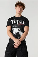 T-shirt à imprimé Tupac Shakur