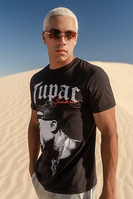 T-shirt à imprimé Tupac Shakur