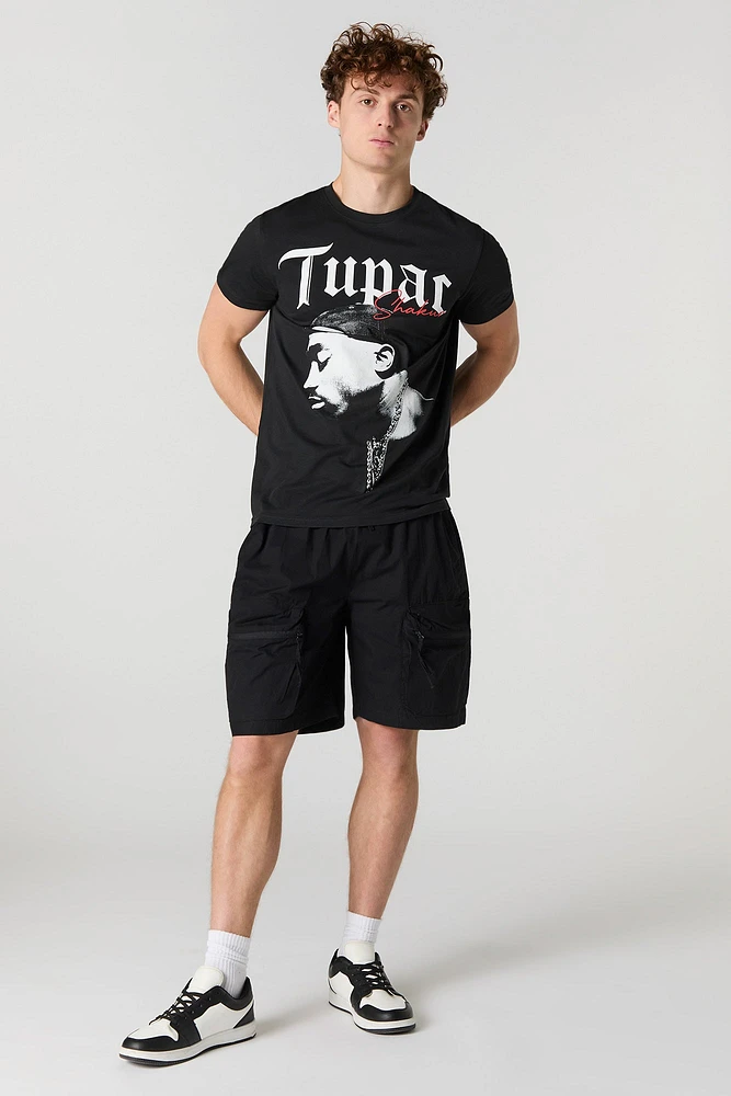 T-shirt à imprimé Tupac Shakur