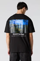 Starry Night Graphic Relaxed T-Shirt