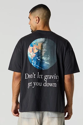 T-shirt à imprimé NASA Gravity