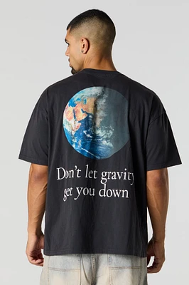 T-shirt à imprimé NASA Gravity