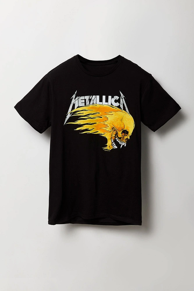 T-shirt à imprimé Metallica