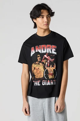 T-shirt à imprimé Andre the Giant