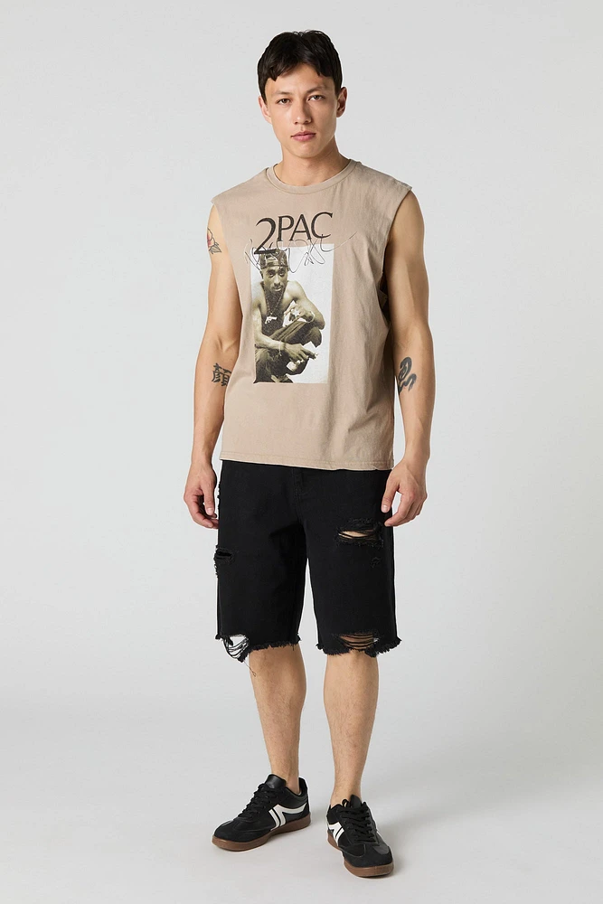 Débardeur à imprimé 2Pac