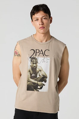 Débardeur à imprimé 2Pac
