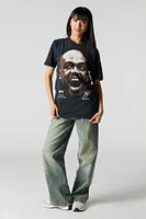 T-shirt unisexe délavé à imprimé Jon Jones UFC