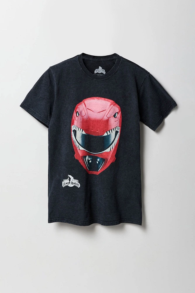 Power Rangers Unisex Graphic Washed T-Shirt