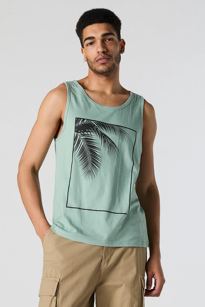 Palm Leaf Graphic Tank