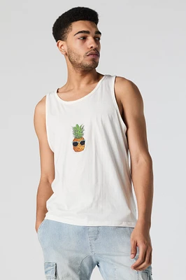 Pineapple Sunglasses Graphic Tank