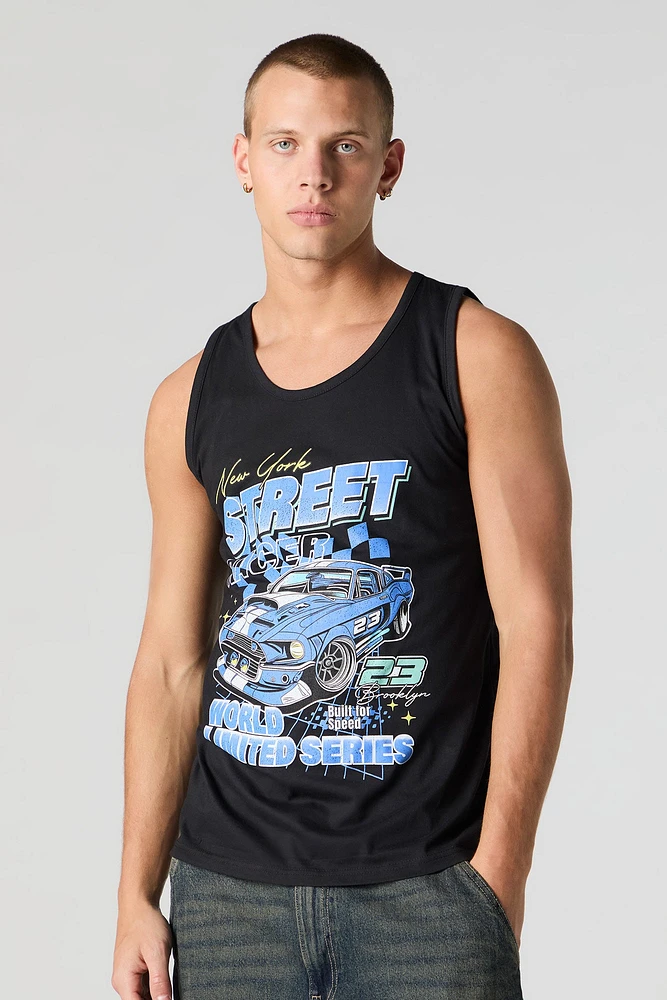 Débardeur à imprimé NY Street Racer