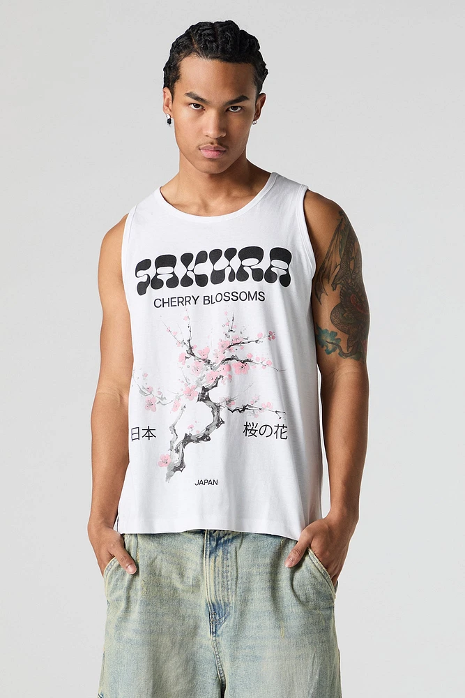 Sakura Graphic Tank