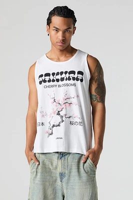 Sakura Graphic Tank