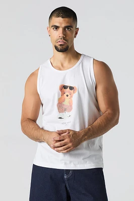 Stay Fresh Teddy Graphic Tank
