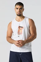 Stay Fresh Teddy Graphic Tank
