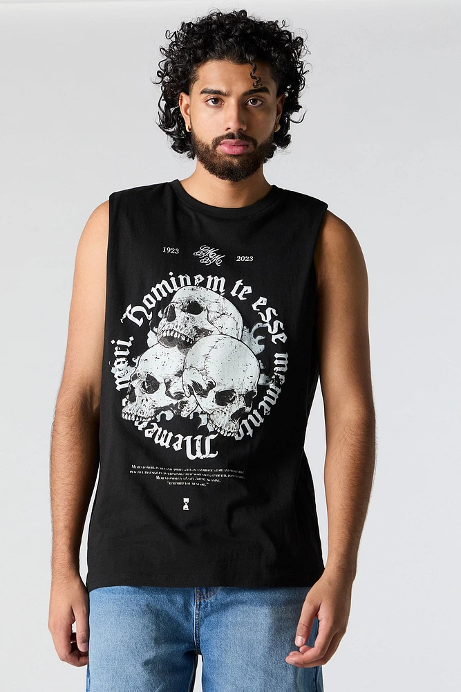 Skulls Graphic Muscle Tank