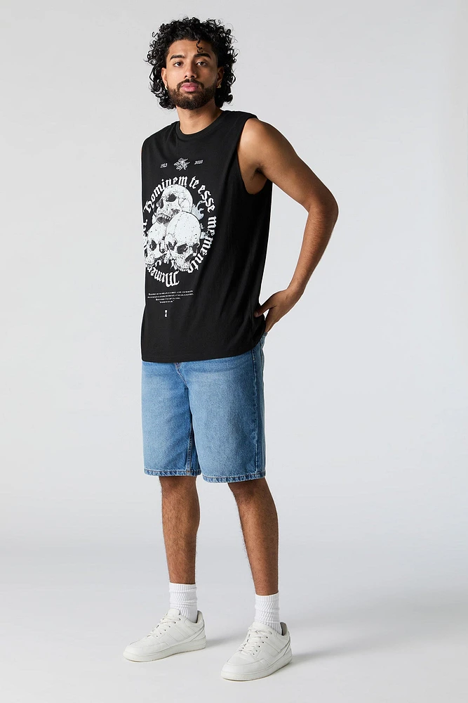 Skulls Graphic Muscle Tank