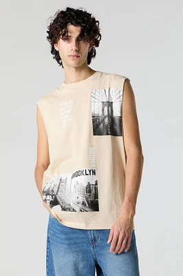 Brooklyn Bridge Graphic Muscle Tank