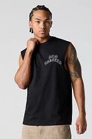 Débardeur sport à imprimé San Andreas