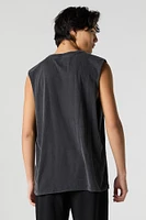 Limitless Graphic Washed Muscle Tank