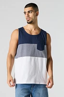 Colourblock Striped Tank