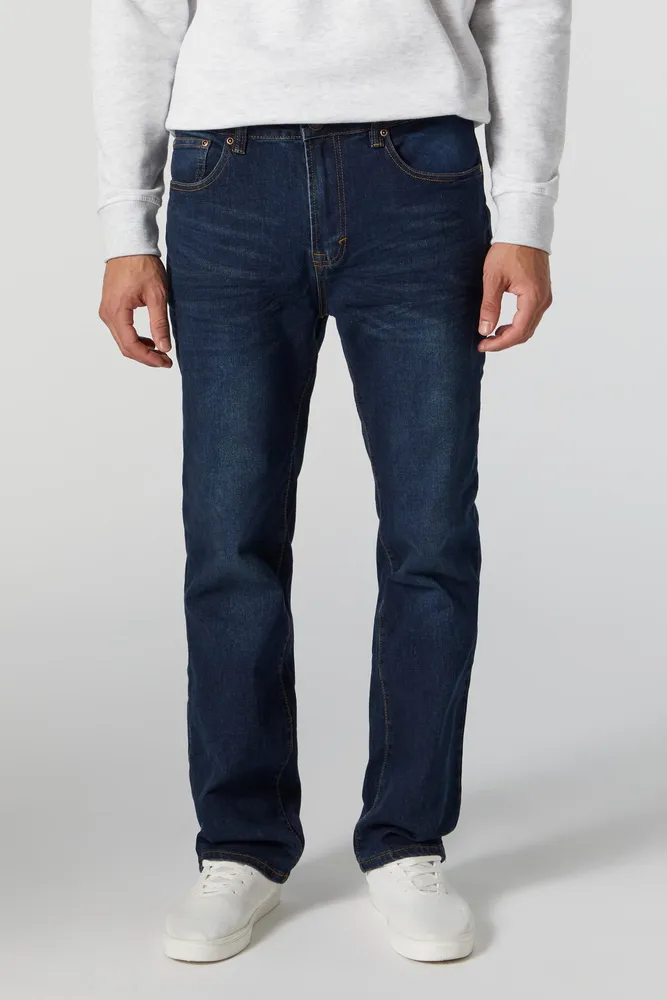 Dark Wash Staight Jean