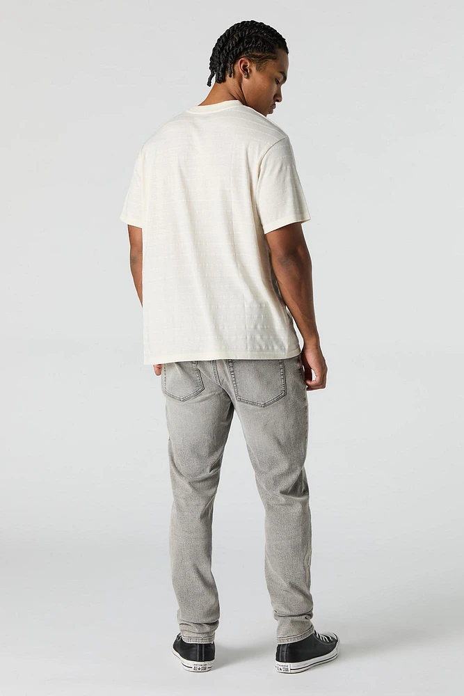 Grey Wash Athletic Jean