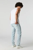 Light Wash Straight Leg Jean