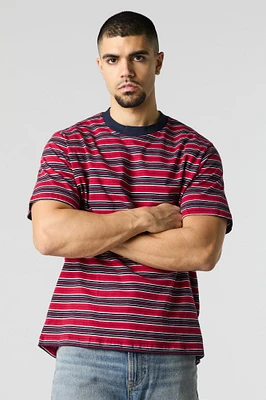 T-shirt rayé ras du cou