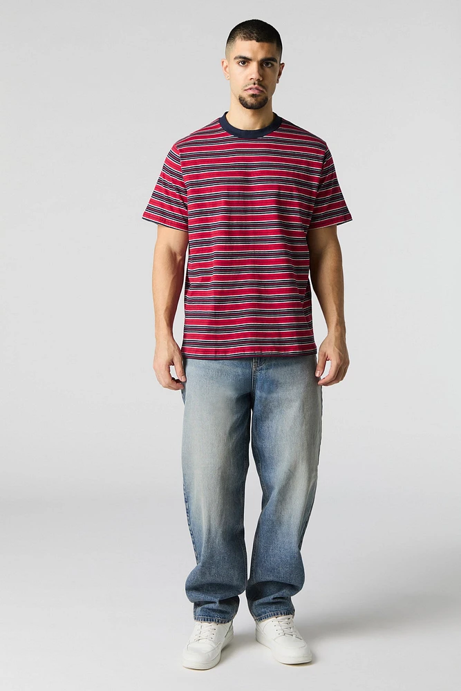 T-shirt rayé ras du cou