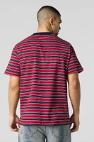 T-shirt rayé ras du cou