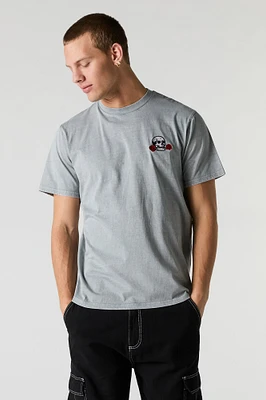 Embroidered Washed T-Shirt