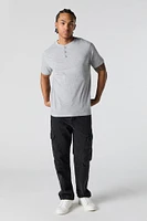 Solid Henley T-Shirt