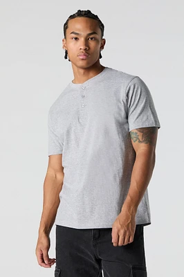 Solid Henley T-Shirt