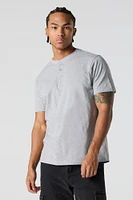 Solid Henley T-Shirt