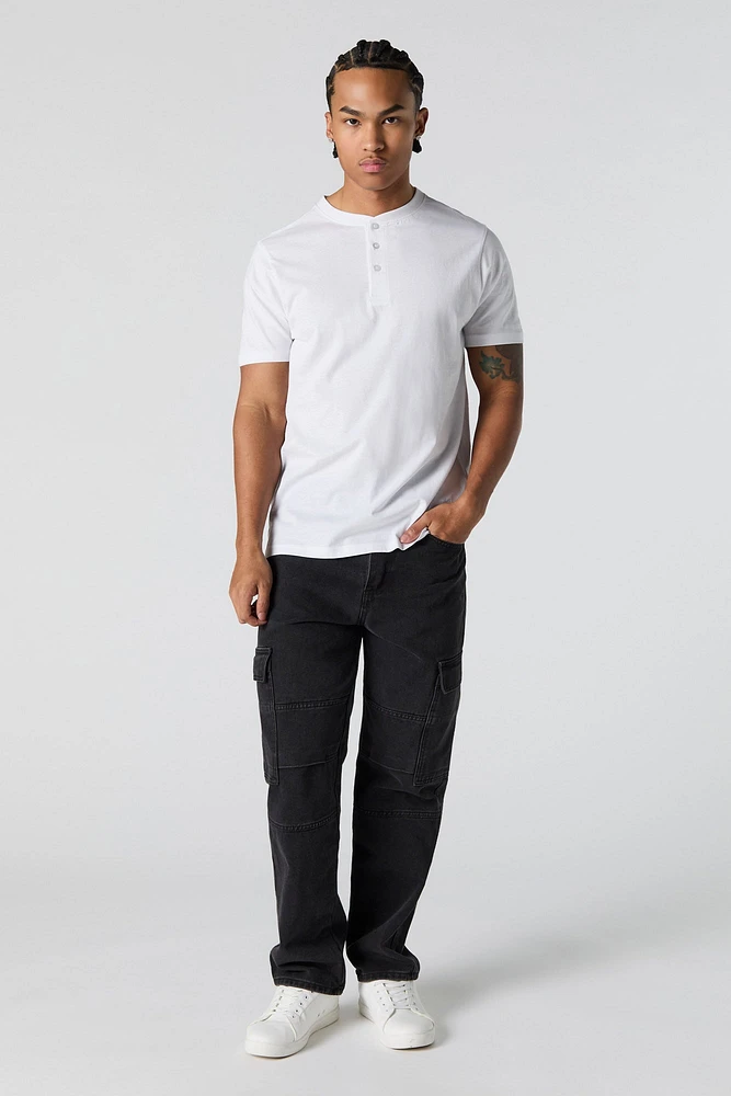 Solid Henley T-Shirt