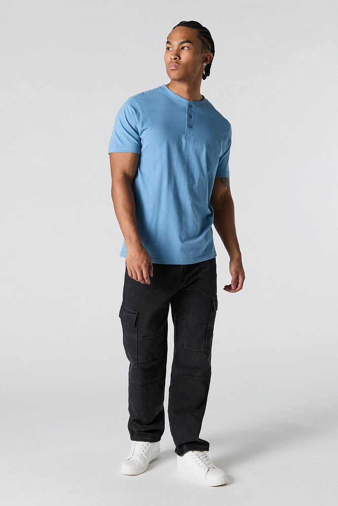 Solid Henley T-Shirt